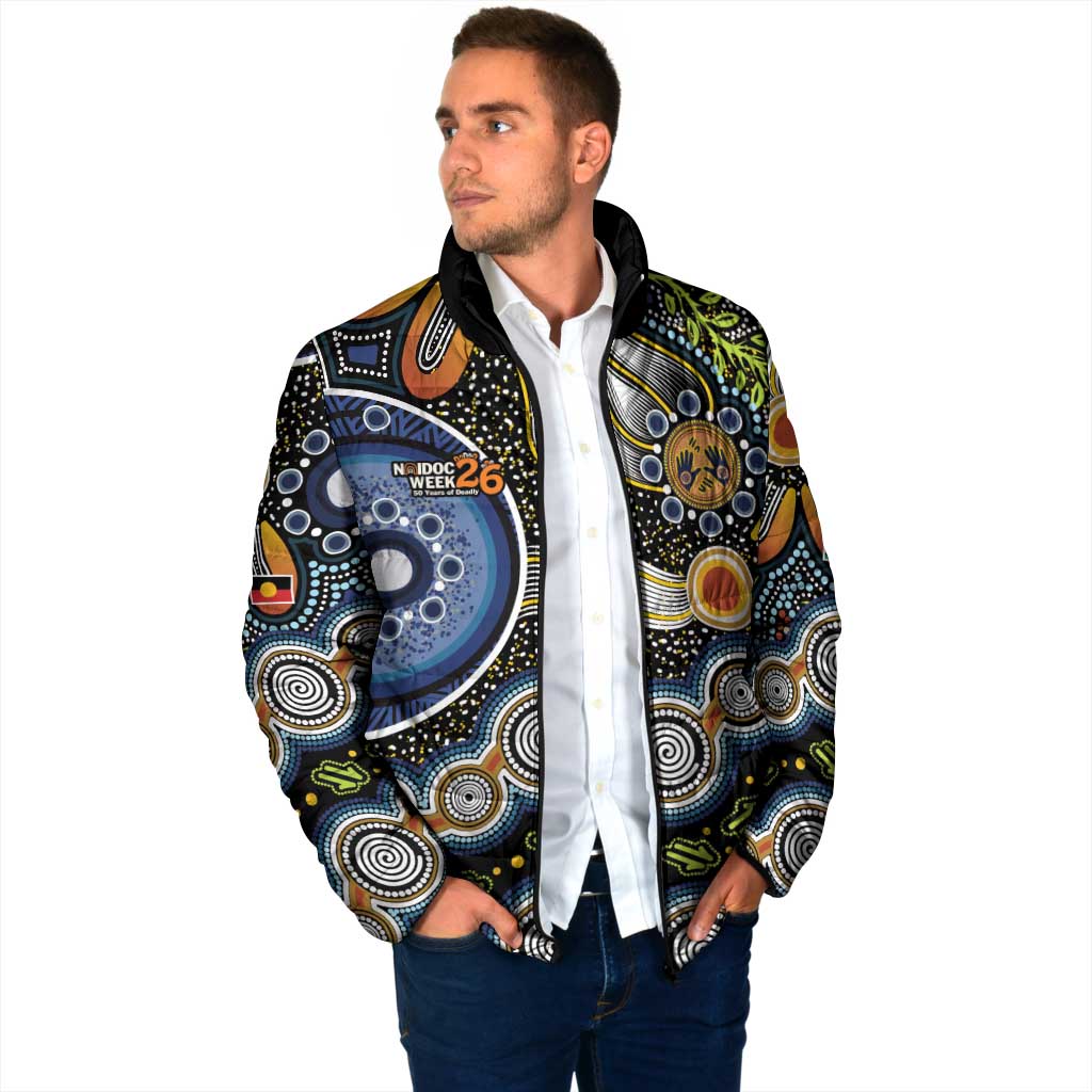 NAIDOC Deadly 50 Years Padded Jacket Aboriginal and Torres Strait Islander