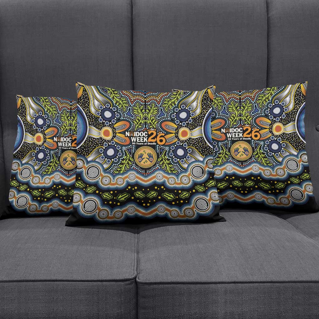 NAIDOC Deadly 50 Years Pillow Cover Aboriginal and Torres Strait Islander
