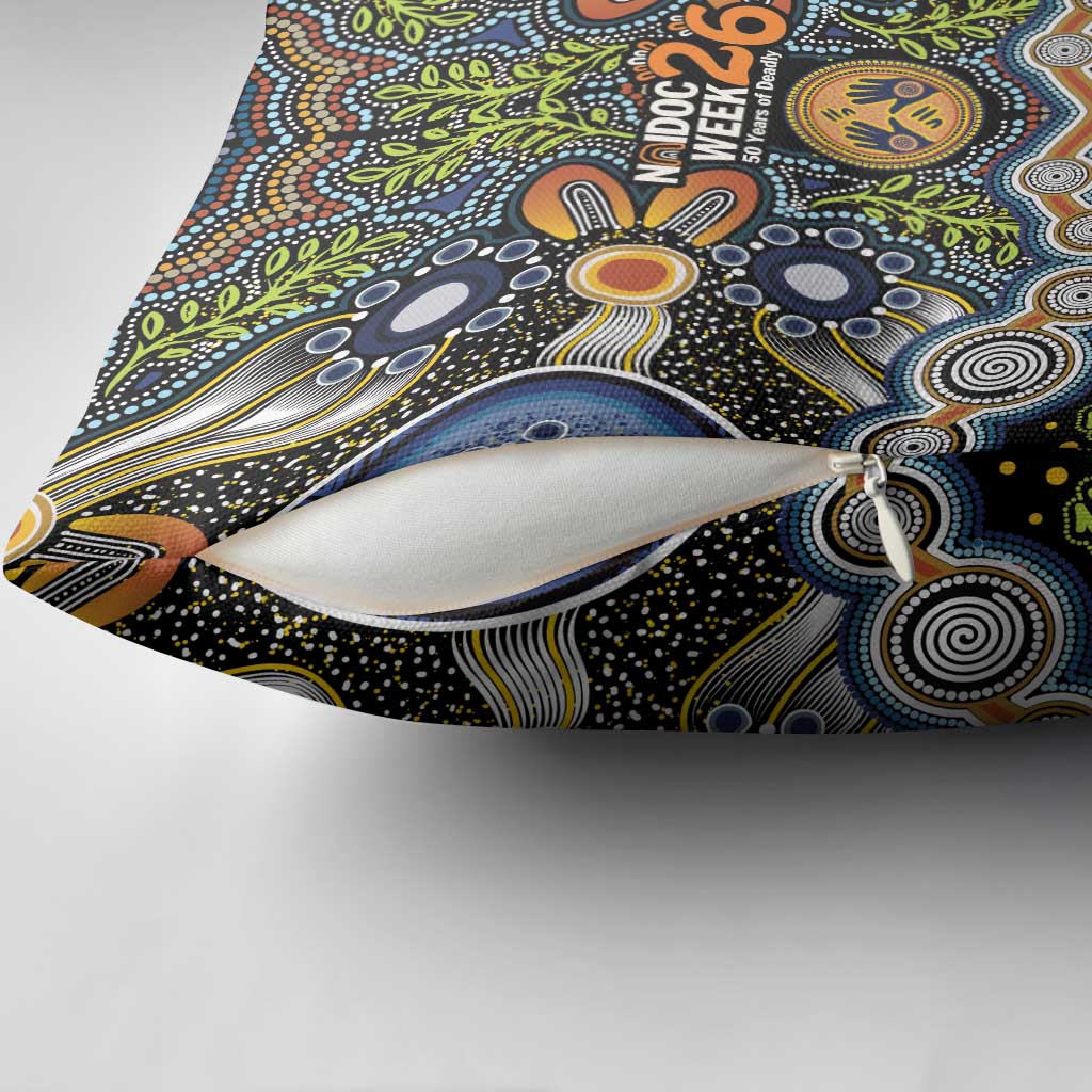 NAIDOC Deadly 50 Years Pillow Cover Aboriginal and Torres Strait Islander