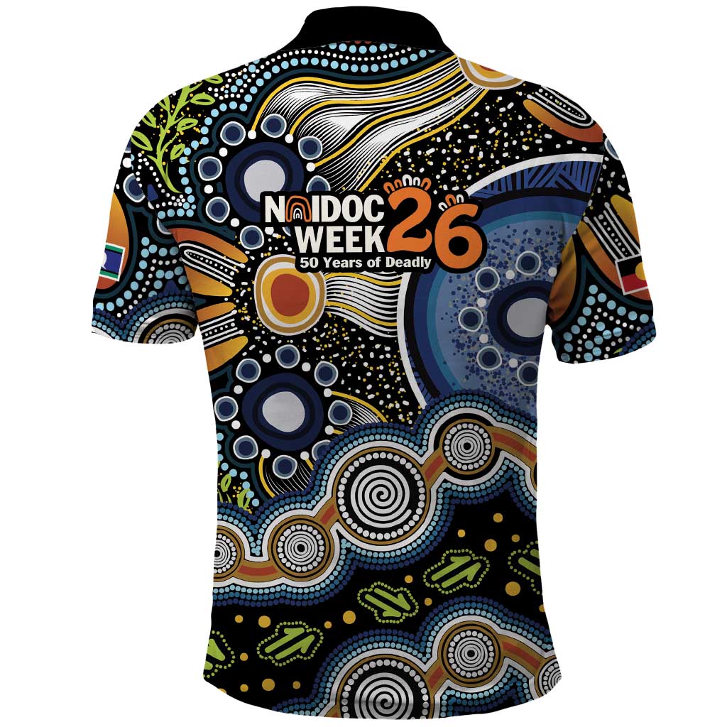 NAIDOC Deadly 50 Years Polo Shirt Aboriginal and Torres Strait Islander