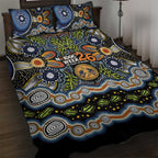 NAIDOC Deadly 50 Years Quilt Bed Set Aboriginal and Torres Strait Islander