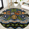 NAIDOC Deadly 50 Years Round Carpet Aboriginal and Torres Strait Islander