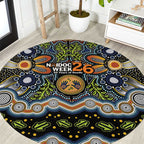 NAIDOC Deadly 50 Years Round Carpet Aboriginal and Torres Strait Islander