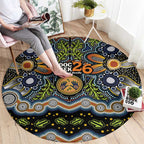 NAIDOC Deadly 50 Years Round Carpet Aboriginal and Torres Strait Islander