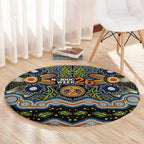 NAIDOC Deadly 50 Years Round Carpet Aboriginal and Torres Strait Islander