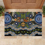 NAIDOC Deadly 50 Years Rubber Doormat Aboriginal and Torres Strait Islander
