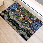 NAIDOC Deadly 50 Years Rubber Doormat Aboriginal and Torres Strait Islander