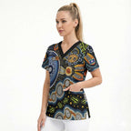 NAIDOC Deadly 50 Years Scrub Top Aboriginal and Torres Strait Islander
