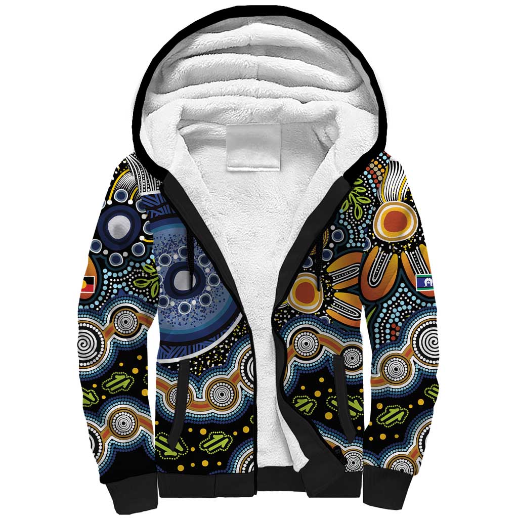 NAIDOC Deadly 50 Years Sherpa Hoodie Aboriginal and Torres Strait Islander