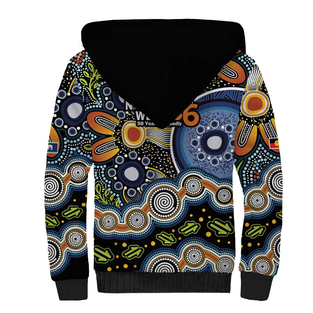 NAIDOC Deadly 50 Years Sherpa Hoodie Aboriginal and Torres Strait Islander