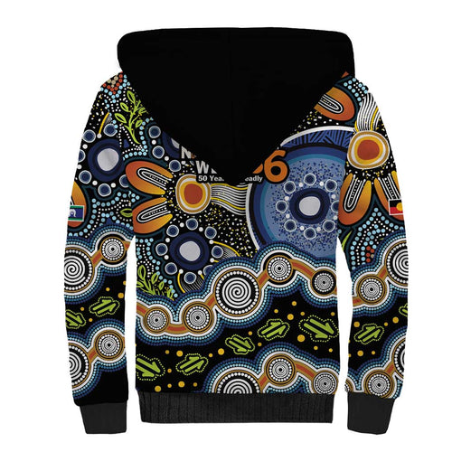 NAIDOC Deadly 50 Years Sherpa Hoodie Aboriginal and Torres Strait Islander