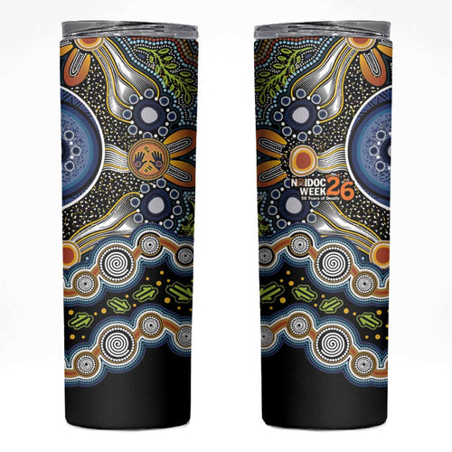 NAIDOC Deadly 50 Years Skinny Tumbler Aboriginal and Torres Strait Islander