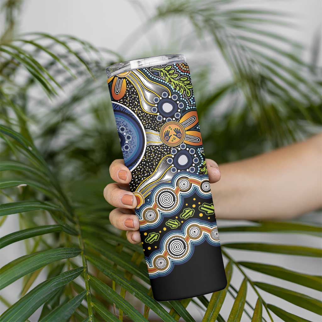 NAIDOC Deadly 50 Years Skinny Tumbler Aboriginal and Torres Strait Islander