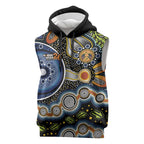 NAIDOC Deadly 50 Years Sleeveless Hoodie Aboriginal and Torres Strait Islander