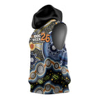 NAIDOC Deadly 50 Years Sleeveless Hoodie Aboriginal and Torres Strait Islander