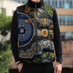 NAIDOC Deadly 50 Years Sleeveless Puffer Jacket Aboriginal and Torres Strait Islander