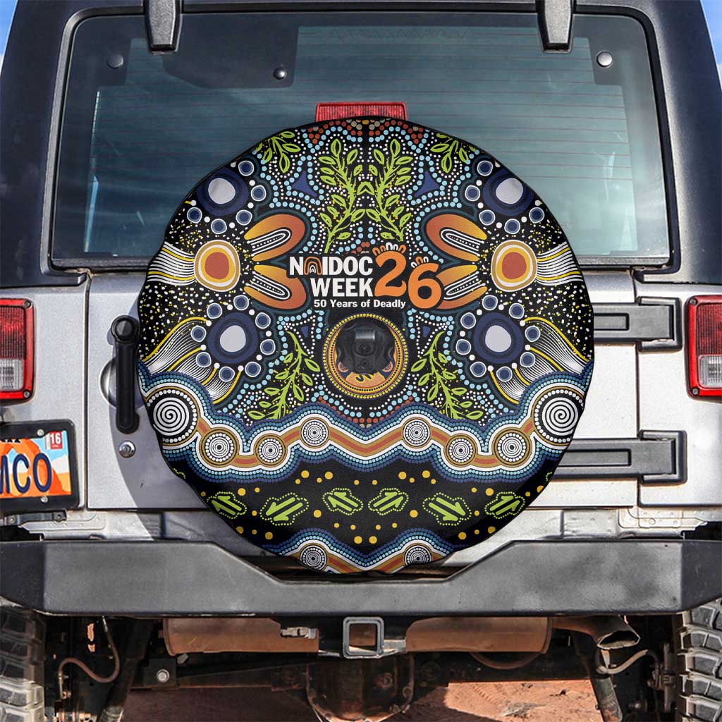 NAIDOC Deadly 50 Years Spare Tire Cover Aboriginal and Torres Strait Islander