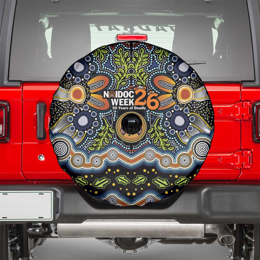 NAIDOC Deadly 50 Years Spare Tire Cover Aboriginal and Torres Strait Islander