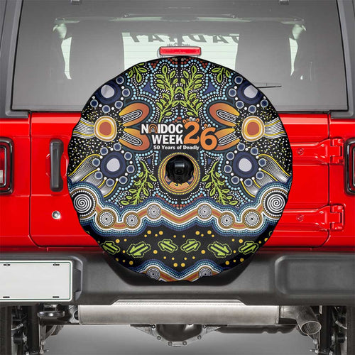 NAIDOC Deadly 50 Years Spare Tire Cover Aboriginal and Torres Strait Islander