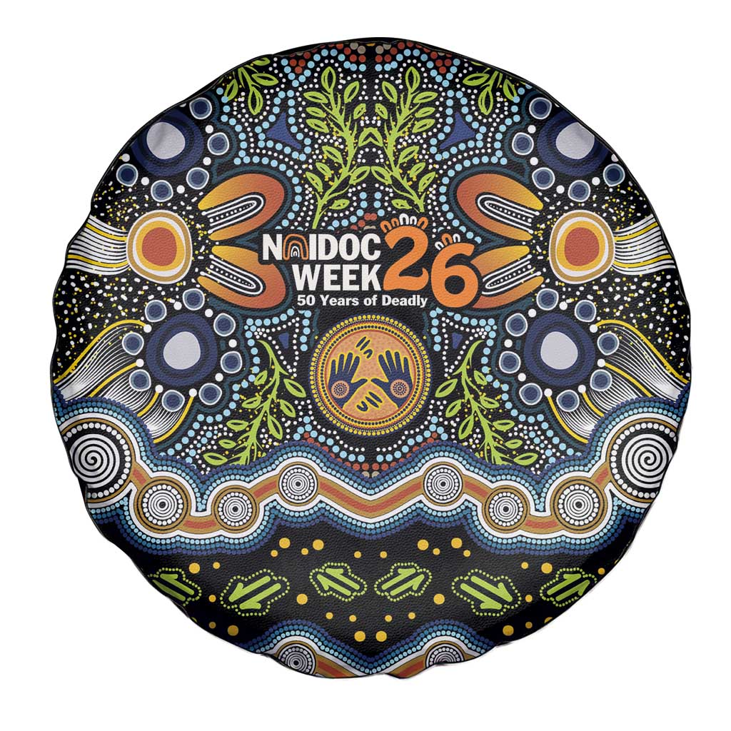 NAIDOC Deadly 50 Years Spare Tire Cover Aboriginal and Torres Strait Islander