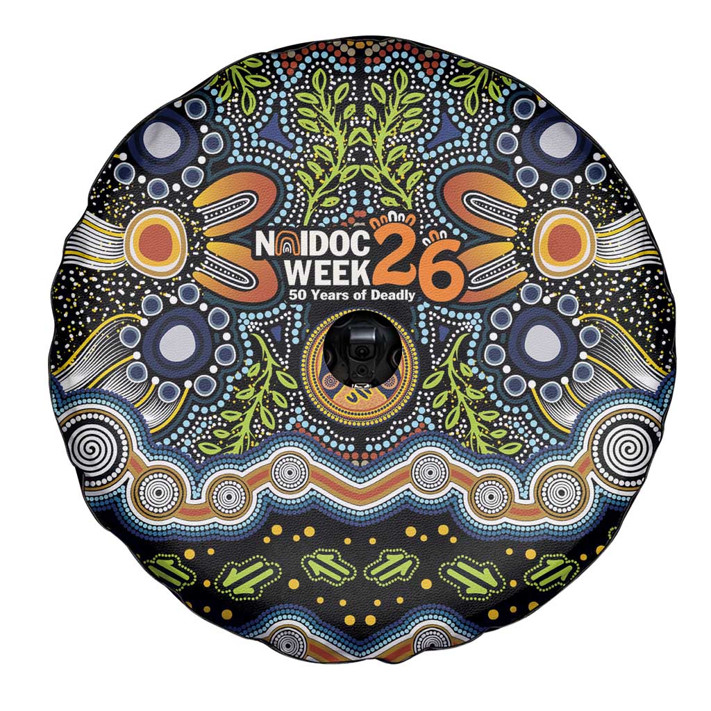 NAIDOC Deadly 50 Years Spare Tire Cover Aboriginal and Torres Strait Islander