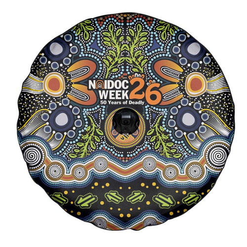 NAIDOC Deadly 50 Years Spare Tire Cover Aboriginal and Torres Strait Islander