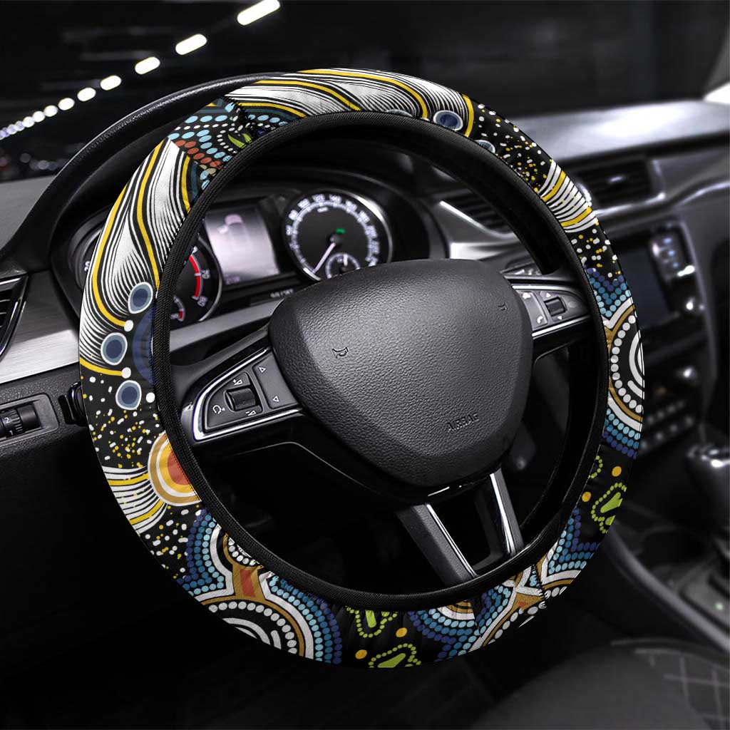 NAIDOC Deadly 50 Years Steering Wheel Cover Aboriginal and Torres Strait Islander