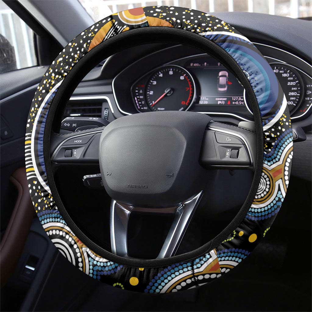 NAIDOC Deadly 50 Years Steering Wheel Cover Aboriginal and Torres Strait Islander