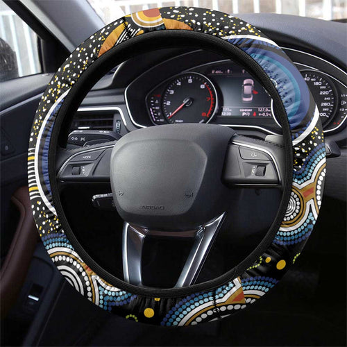 NAIDOC Deadly 50 Years Steering Wheel Cover Aboriginal and Torres Strait Islander