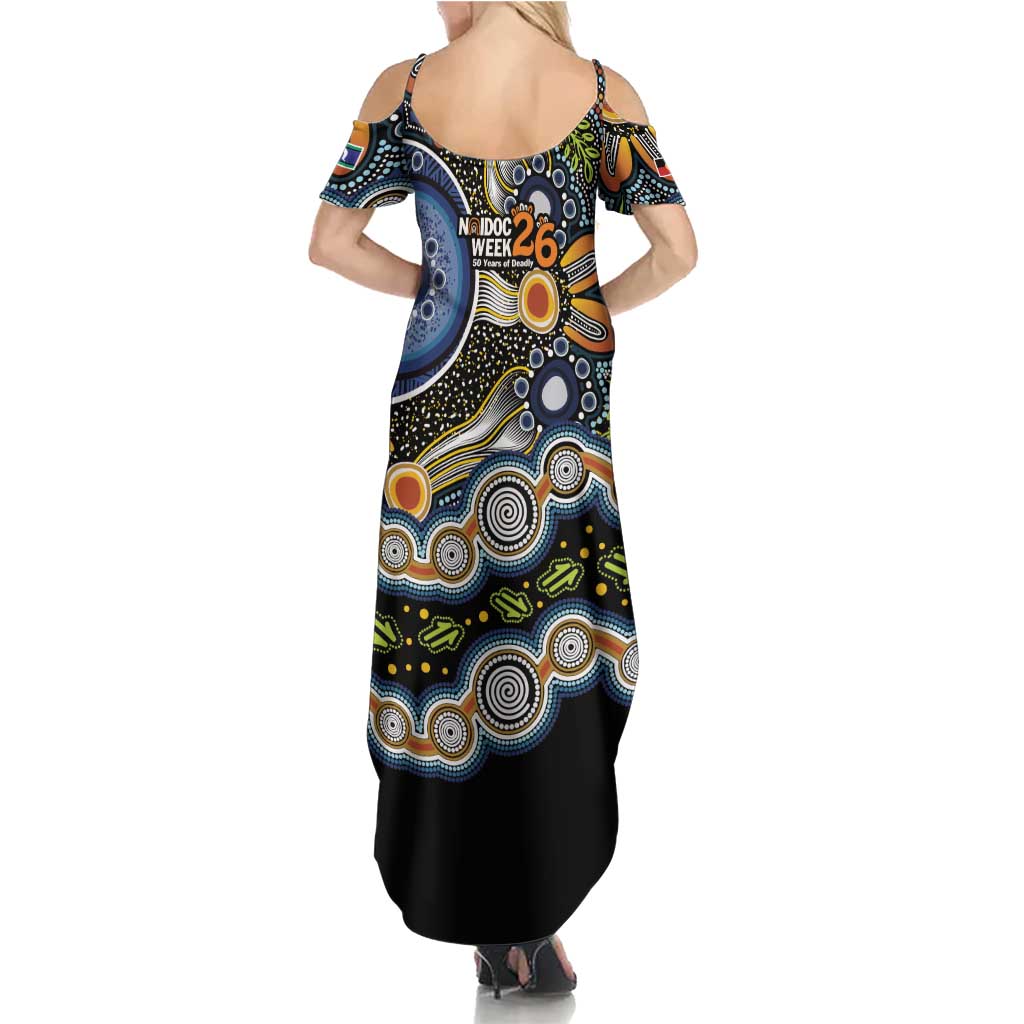 NAIDOC Deadly 50 Years Summer Maxi Dress Aboriginal and Torres Strait Islander