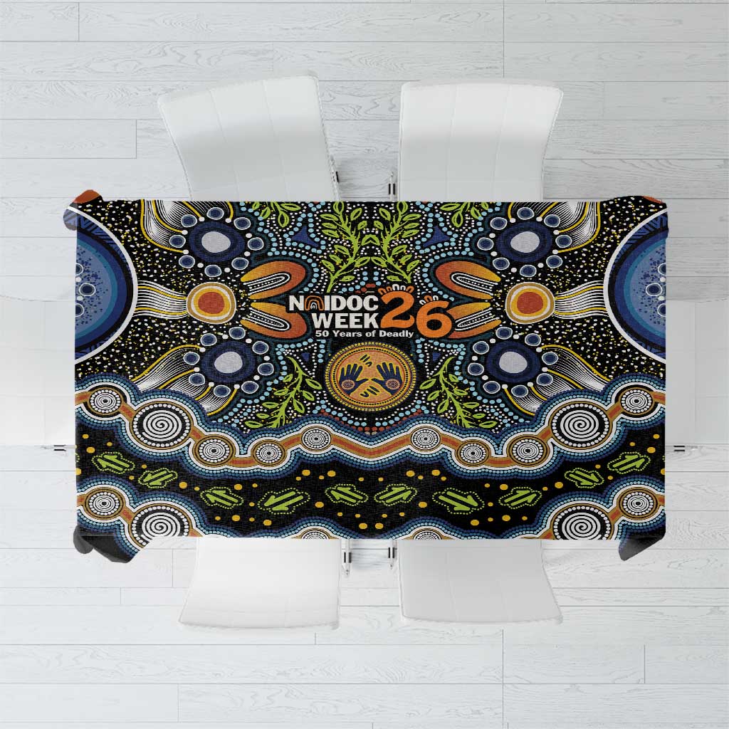 NAIDOC Deadly 50 Years Tablecloth Aboriginal and Torres Strait Islander