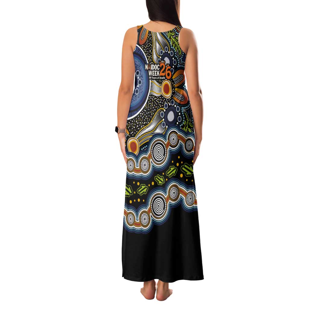 NAIDOC Deadly 50 Years Tank Maxi Dress Aboriginal and Torres Strait Islander