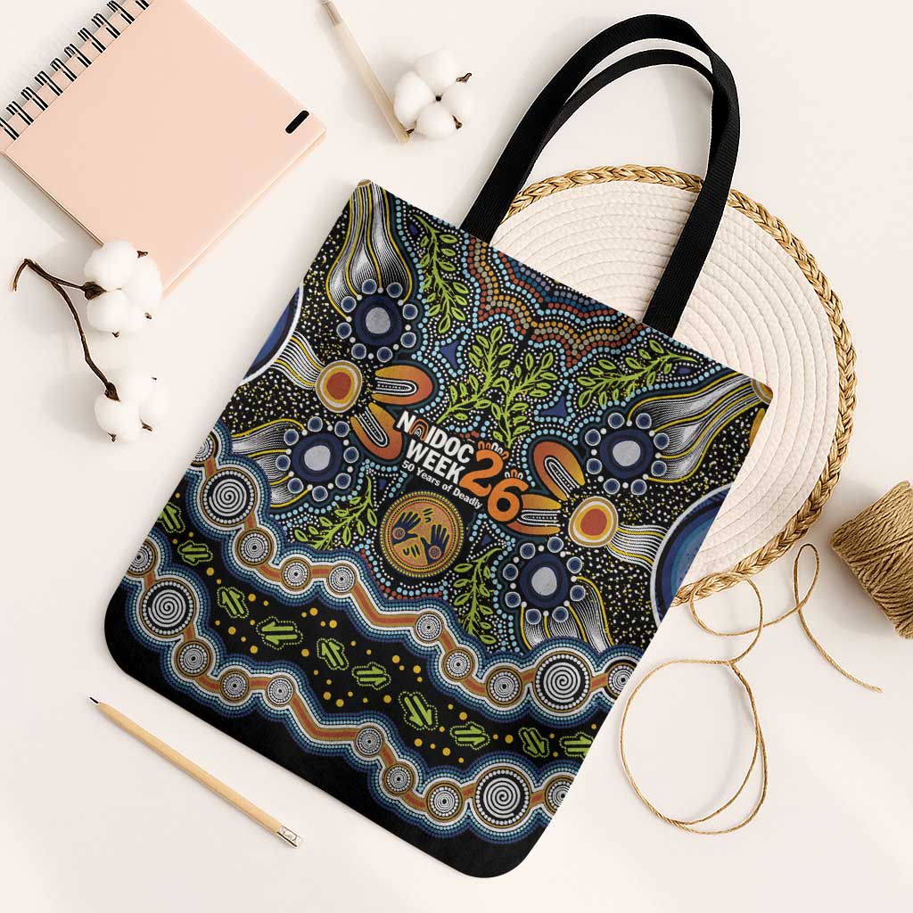 NAIDOC Deadly 50 Years Tote Bag Aboriginal and Torres Strait Islander