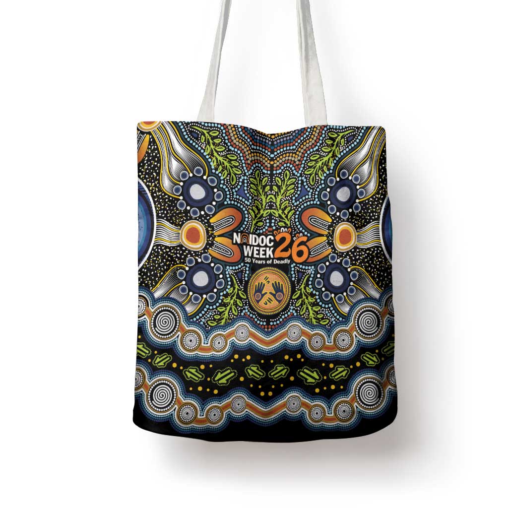 NAIDOC Deadly 50 Years Tote Bag Aboriginal and Torres Strait Islander