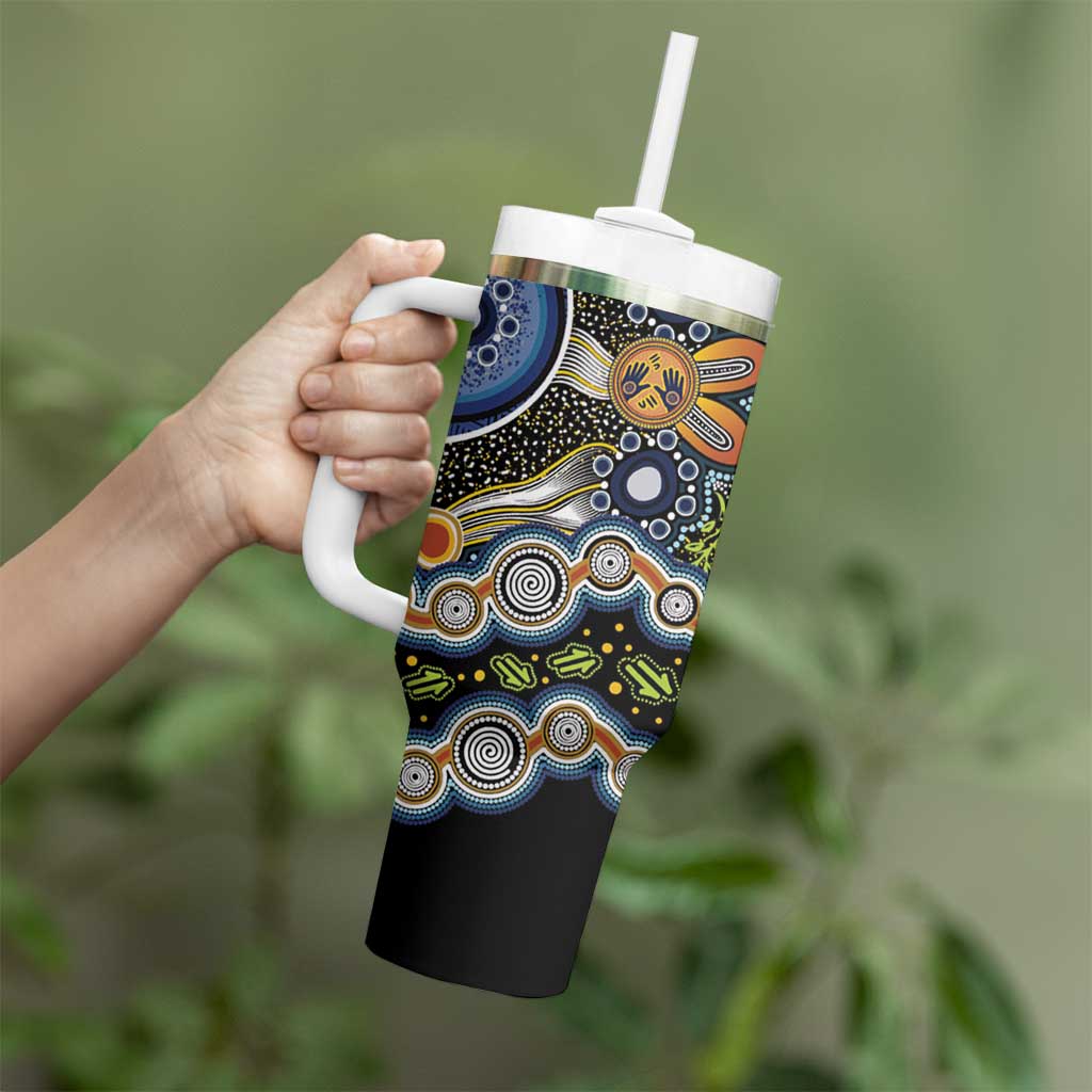 NAIDOC Deadly 50 Years Tumbler With Handle Aboriginal and Torres Strait Islander