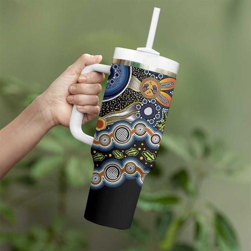 NAIDOC Deadly 50 Years Tumbler With Handle Aboriginal and Torres Strait Islander