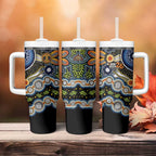 NAIDOC Deadly 50 Years Tumbler With Handle Aboriginal and Torres Strait Islander