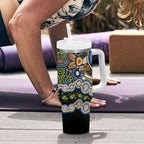 NAIDOC Deadly 50 Years Tumbler With Handle Aboriginal and Torres Strait Islander