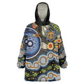 NAIDOC Deadly 50 Years Wearable Blanket Hoodie Aboriginal and Torres Strait Islander