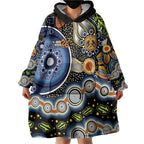 NAIDOC Deadly 50 Years Wearable Blanket Hoodie Aboriginal and Torres Strait Islander