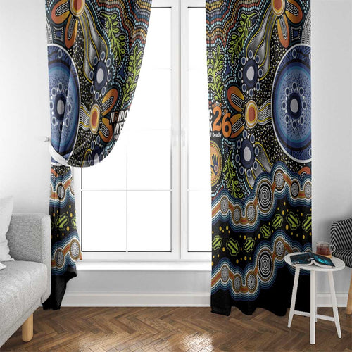 NAIDOC Deadly 50 Years Window Curtain Aboriginal and Torres Strait Islander