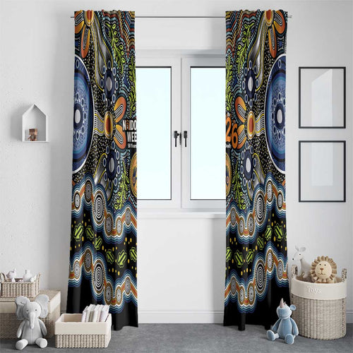 NAIDOC Deadly 50 Years Window Curtain Aboriginal and Torres Strait Islander