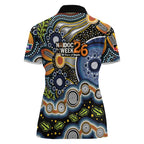 NAIDOC Deadly 50 Years Women Polo Shirt Aboriginal and Torres Strait Islander