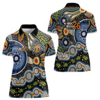 NAIDOC Deadly 50 Years Women Polo Shirt Aboriginal and Torres Strait Islander