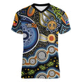 NAIDOC Deadly 50 Years Women V-Neck T-Shirt Aboriginal and Torres Strait Islander