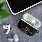 NAIDOC Deadly 50 Years AirPods Case Aboriginal Black Gold Boomerang Art