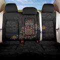 NAIDOC Deadly 50 Years Back Car Seat Cover Aboriginal Black Gold Boomerang Art