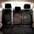 NAIDOC Deadly 50 Years Back Car Seat Cover Aboriginal Black Gold Boomerang Art