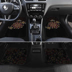 NAIDOC Deadly 50 Years Car Mats Aboriginal Black Gold Boomerang Art