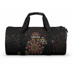 NAIDOC Deadly 50 Years Duffle Bag Aboriginal Black Gold Boomerang Art